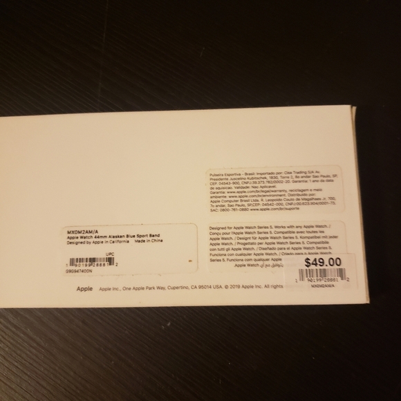 Apple Sport Band 44mm - Abyss Blue NIB - Picture 5 of 5
